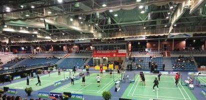 Besuch bei den deutschen Meisterschaften im Badminton