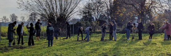 Pflanzaktion im Klimawald Leopoldshöhe