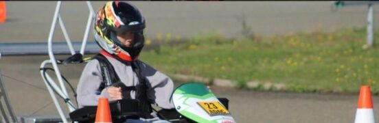 Deutsche Meisterin an der FFG im lnklusionskart-Slalom