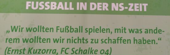 Unterrichtsgang nach Lemgo: Fussball und Nationalsozialismus